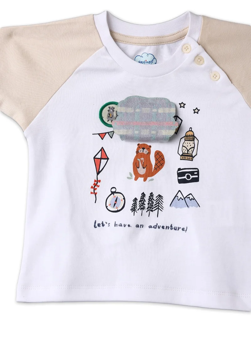 Nautinati  Cotton Co-ord Set for Boys | Boys Knitted Clothing Set | 0 to 2 Years for Kids | Best Price UAE
